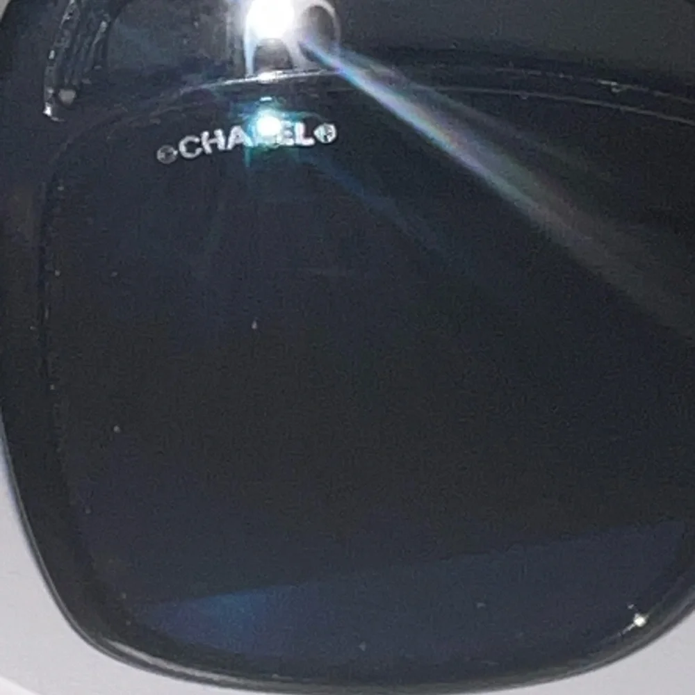 CHANEL 5378 NWOT Square Sunglasses with Grey/Blue Mirror lenses.